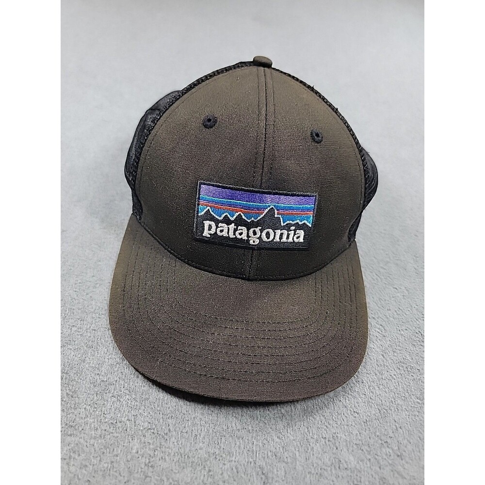 Patagonia‎ Mesh Hat Cap Snapback Brown Trucker Hiking Outdoors Lightweight Dad